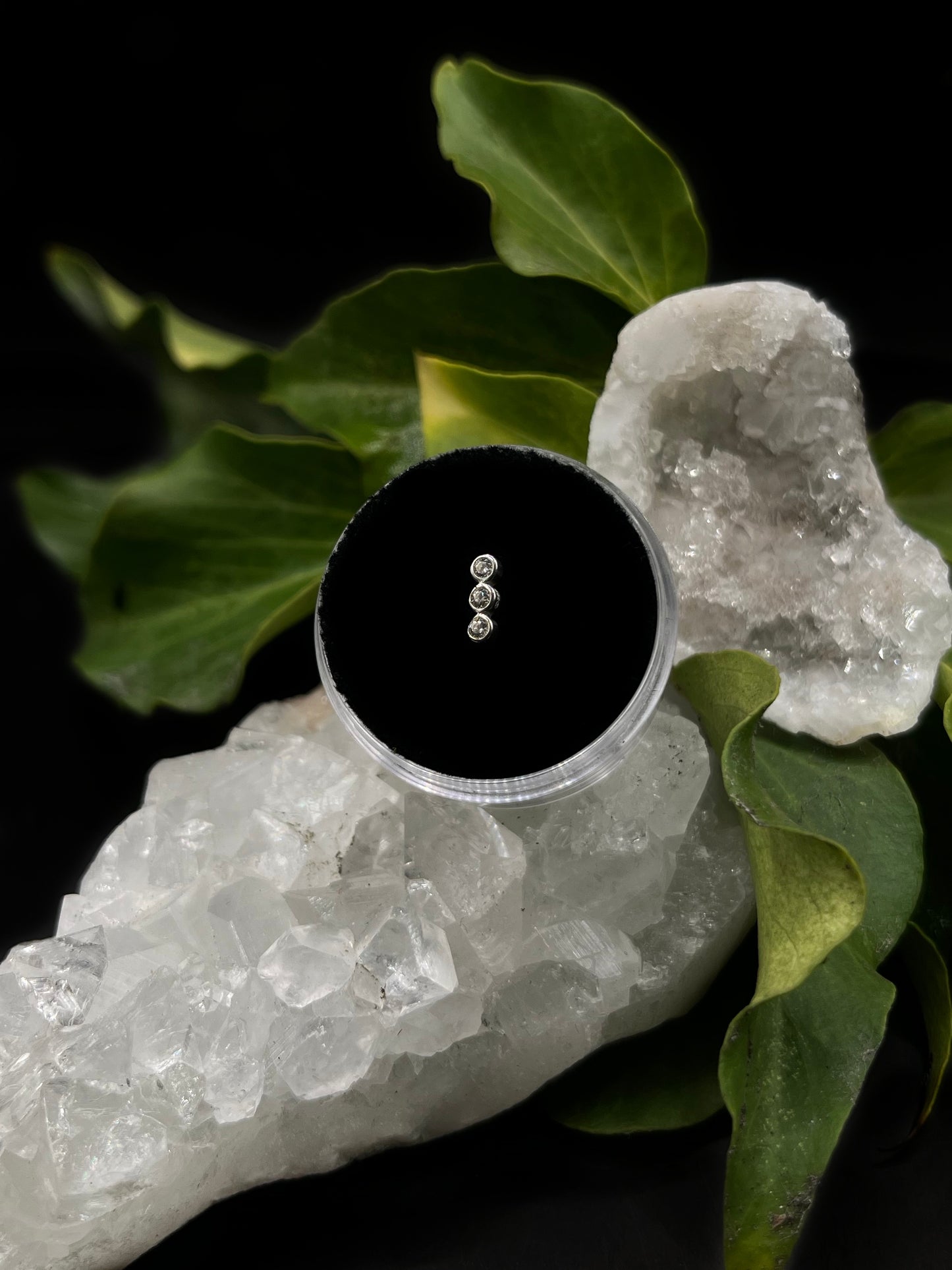 Straight Triple Gem by Tish